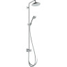 Showerpipe croma 220 reno douche ou baignoire crome réf. 27224000