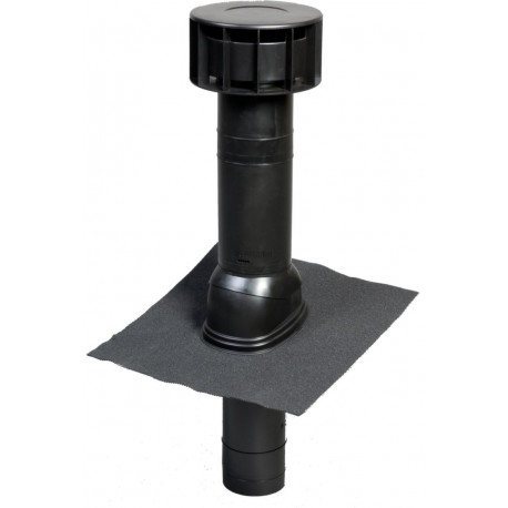 Terminal Multivent diamètre 131mm pente 25 à 46° rouge