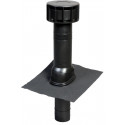 Terminal Multivent diamètre 131mm pente 25 à 46° rouge