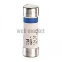 Cartouche industrielle cylindrique - gG - 10x38 mm - sans voyant - 1 A - Ref.013301