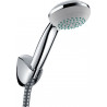 Set de douchette CROMETTA 85 Vario avec support de douche PORTER'C et flexible Metaflex 1,25 m, chromé réf. 27558000