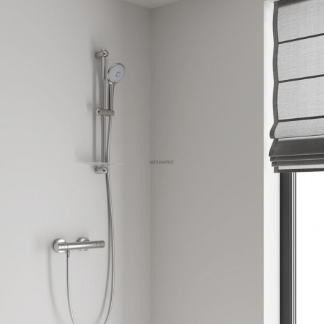 Set de douche massage EUPHORIA 600 M M avec porte-savon, chromé réf. 27231001