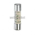 Cartouche industrielle cylindrique - aM - 10x38 mm - sans voyant - 4 A - Ref.013004