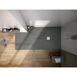 Receveur Base 75 Slate lava Réf. 53012800