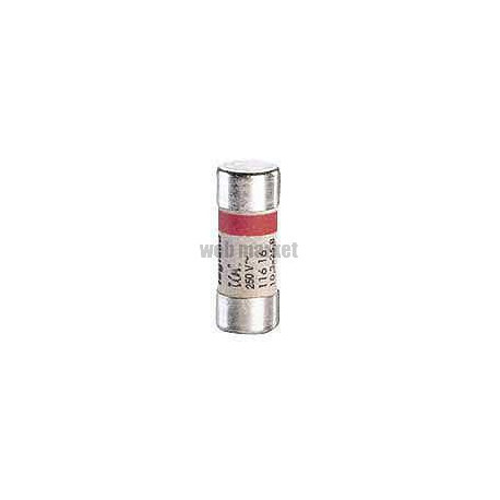 Cartouche domestique cylindrique - 10,3x25,8 mm - avec voyant - 16 A - Ref.011716