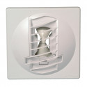 Bouche autoréglable BAP COLOR 30/90 m3/h D125 mm - Blanc - Réf 11019138