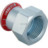 jonction taraudée D28-1 Acier électrozingué réf. 21809