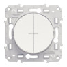 Odace va et vient + poussoir blanc s520285