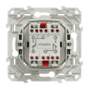 Odace va et vient + poussoir blanc s520285