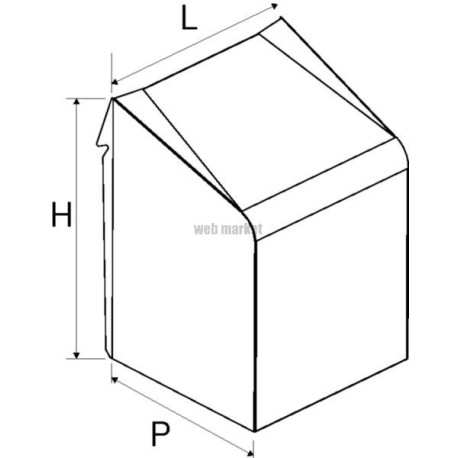 Capot emballé OLIO gaz 1500F 20 / 25 kW réf. 7716900661