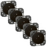 Legrand - prise de courant 2p+t surface dooxie 16a finition noir - emballage blister Réf 95275