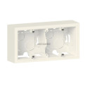 Legrand - cadre saillie 2 postes dooxie finition blanc Réf 600042