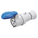 Prise mobile droite hp - ip44/ip54 - 2p+t 16a 200-250v 50/60hz - bleu - 6h - cablage rapide Réf / GW62004FH