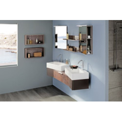 Niche murale WALLY longueur 300 mm chêne gris -2174/ réf. 902001