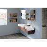 Niche murale WALLY longueur 300 mm chêne gris -2174/ réf. 902001