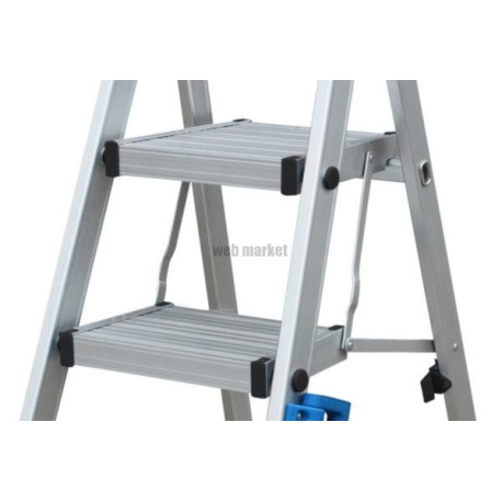 Marchepied 3 marches aluminium 127x72x46 cm Novipro