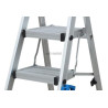 Marchepied 3 marches aluminium 127x72x46 cm Novipro