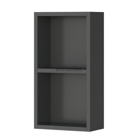 Niche verticale H.55 x P.15 x L.20 cm finition noir mat Réf. N5CF20010