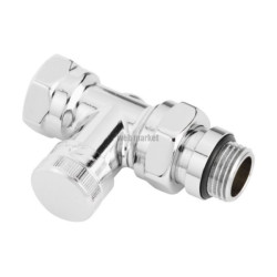 Té de réglage chromé RLV 1/2". 003L0274
