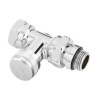 Té de réglage chromé RLV 1/2". 003L0274