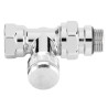 Té de réglage chromé RLV 1/2". 003L0274