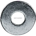 Rondelle plate large  Ø6 - Boîte de 300  - Novipro