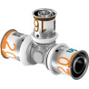 Té à sertir réduit S-Press PLUS 25-20-25 Réf. 1070577
