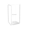Decofast kit d'angle gris perle 200x90cm avec profil et cale de montage Réf 400326