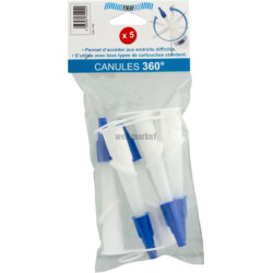 Canules 360-sachet de 5 canules Réf. 131402