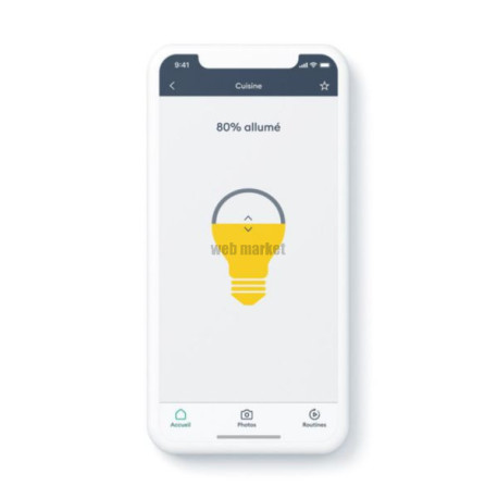 Récepteur X3D alimenté pour commander en local ou à distance un point d'éclairage en marche/arrêt - en local, compatible avec in