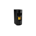 POELE ACIER A GRANULES DE BOIS MORVAN"EURÊ'K"  XL 3.5 -8KW NR SATINE REF 527261
