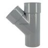 Culotte mâle femelle 45° simple diamètre 75mm  Réf.BP14