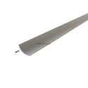 Profile de jonction sol mur en Aluminium finition blanc laqué Longueur 2550 mm Réf. 1420000653