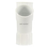 Culotte simple femelle femelle 45° diamètre 32mm blanc Réf. UBF144B