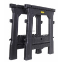 Tréteau professionnel avec plateau intégré largeur 70cm lot de 2