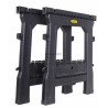 Tréteau professionnel avec plateau intégré largeur 70cm lot de 2