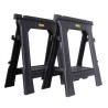 Tréteau professionnel avec plateau intégré largeur 70cm lot de 2