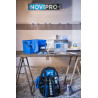 Kit de nettoyage avec un seau 25L avec roulette + éponge absorbante + taloche éponge 28x14 cm Novipro