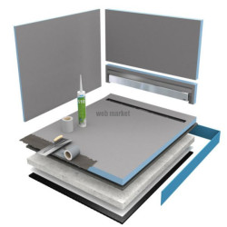 Bande étanchéité feutrée double face Wedi Tools 50mx10cm Réf. 095100352