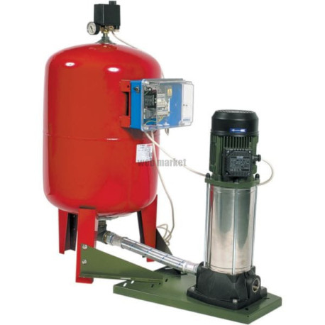 Groupe de surpression AQUABLOCK 45-80/100 TRI alimentation électrique 400 V - 1,1 kW - 3,1 A débit 5,4 m³/h pression 5,5 bar équ