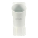 Culotte simple femelle femelle 45° diamètre 50mm blanc Réf. UBJ144B