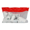 Culotte simple femelle femelle 45° diamètre 50mm blanc Réf. UBJ144B