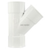 Culotte simple femelle femelle 45° diamètre 50mm blanc Réf. UBJ144B