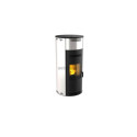POELE ACIER A GRANULES DE BOIS MORVAN"SPH'R" XL 3.5-8KW  BLANC ABSOLU REF 527230