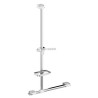 Main courante TavecL Onyx2 1200x600mm chromée avec caches blancs Réf. 12805-LS