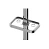 Main courante TavecL Onyx2 1200x600mm chromée avec caches blancs Réf. 12805-LS
