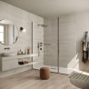 Système de panneaux muraux étanches Polyrey Nuance support composite profil bord arrondi + languette décor Érable Féroé Horizont