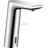 Mitigeur de lavabo électronique METRIS S, sans manette de réglage de température, fonctionne sur secteur, chromé réf. 31103000