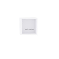 Cube Alterna Plénitude H30cm l30cm P18cm Blanc mat