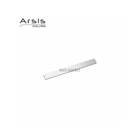 Rail cache alu anodisé avec verrou résine anthracite, 443 mm réf. 44040